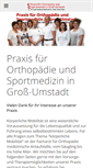Mobile Screenshot of orthopaedie-gross-umstadt.de